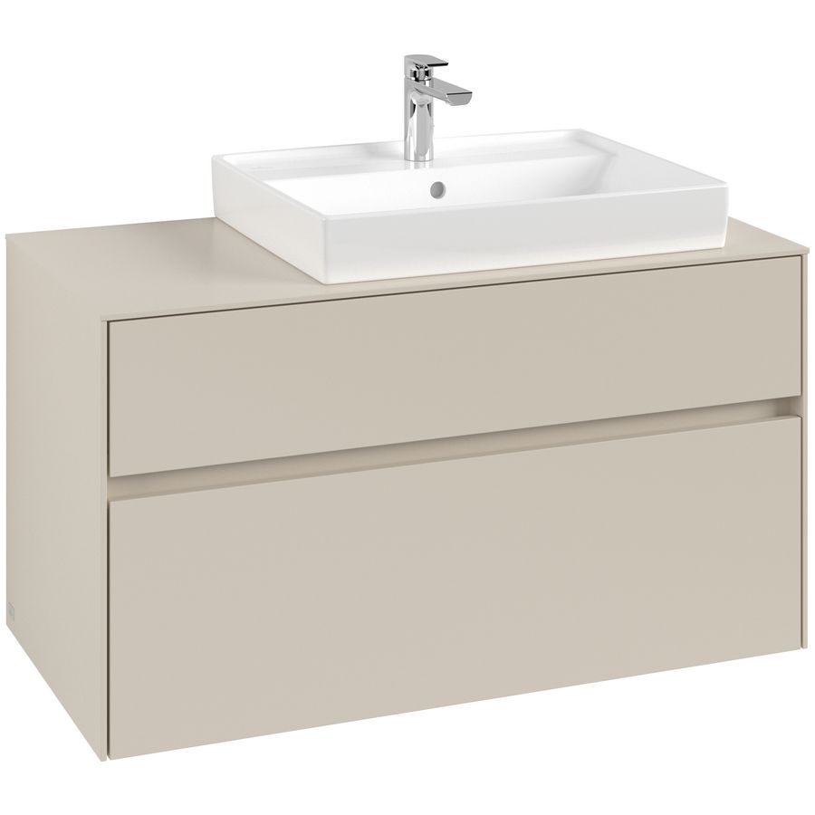 Wastafelonderkast Collaro 1000x548x500mm Cashmere Grey C018B0VN