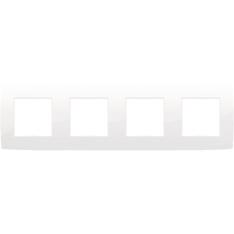 4-voudig afdekplaat hoh 71mm Original bright wh