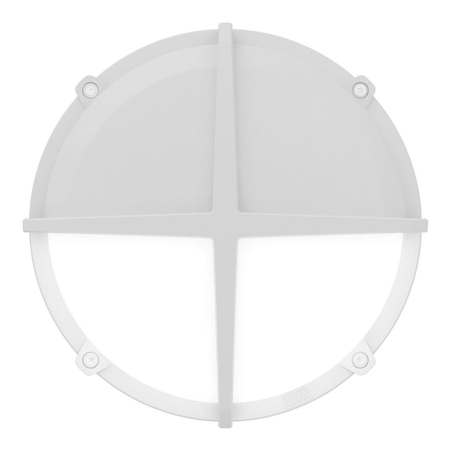 Verlichtingsarmatuur Half cover 001 DALI 122880 8W 3000K wit