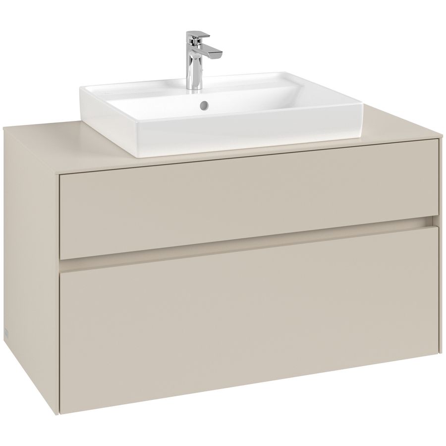 Wastafelonderkast Collaro 1000x548x500mm Cashmere Grey C019B0VN
