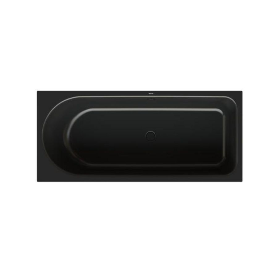 Bad BetteOcean 1800x800mm voeteind RE ovlp achter Ebony