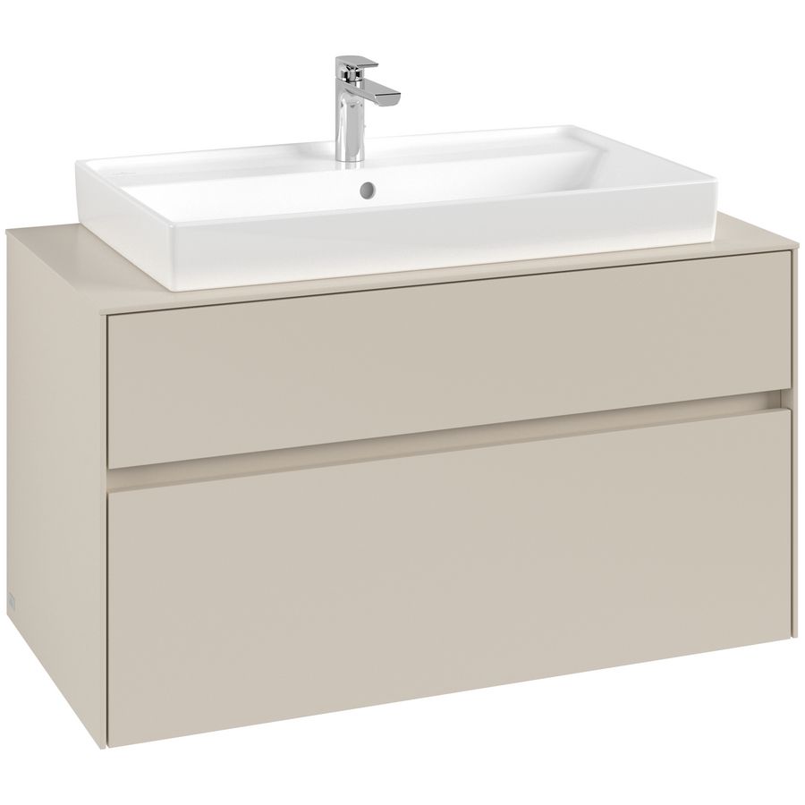 Wastafelonderkast Collaro 1000x548x500mm Cashmere Grey C02000VN
