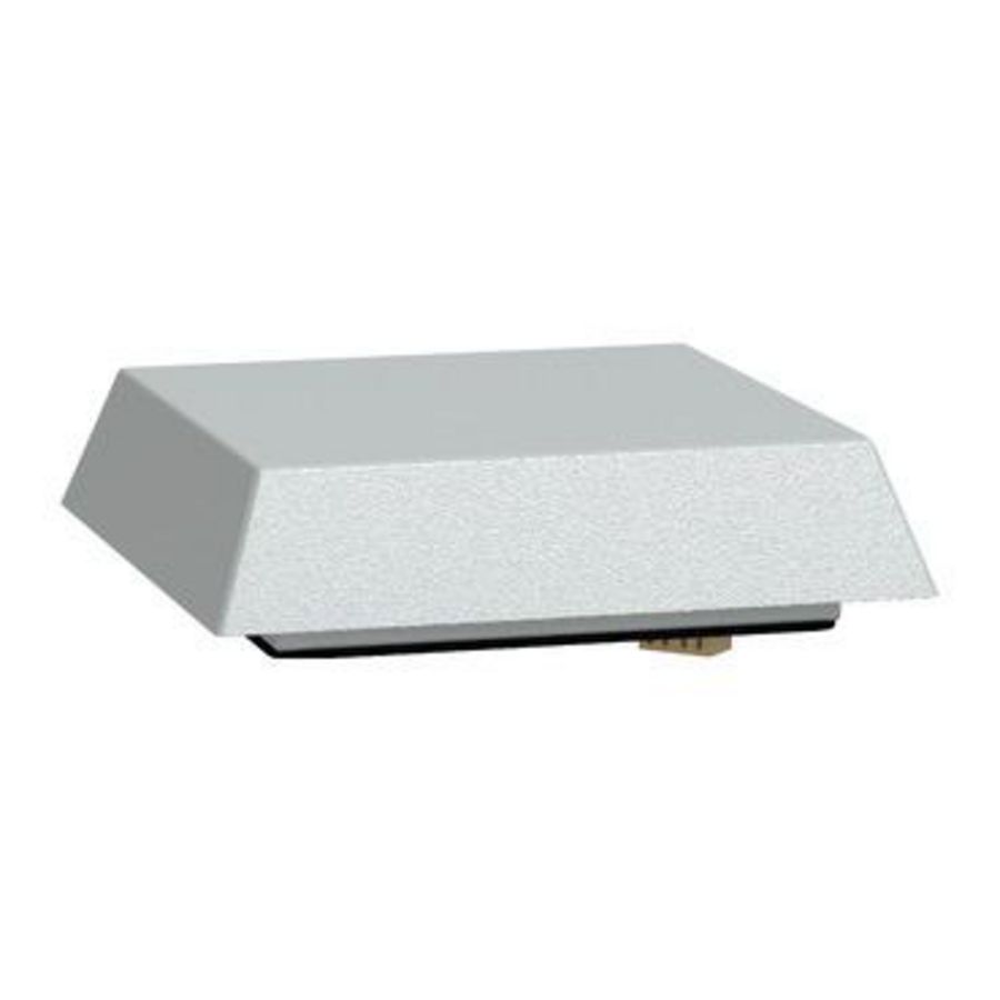 Geforceerde ventilatie Uitblaasrooster dak en filter