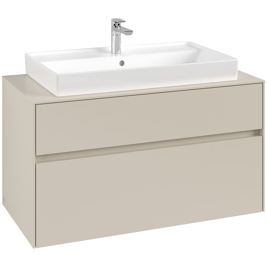 Wastafelonderkast Collaro 1000x548x500mm Cashmere Grey C020B0VN
