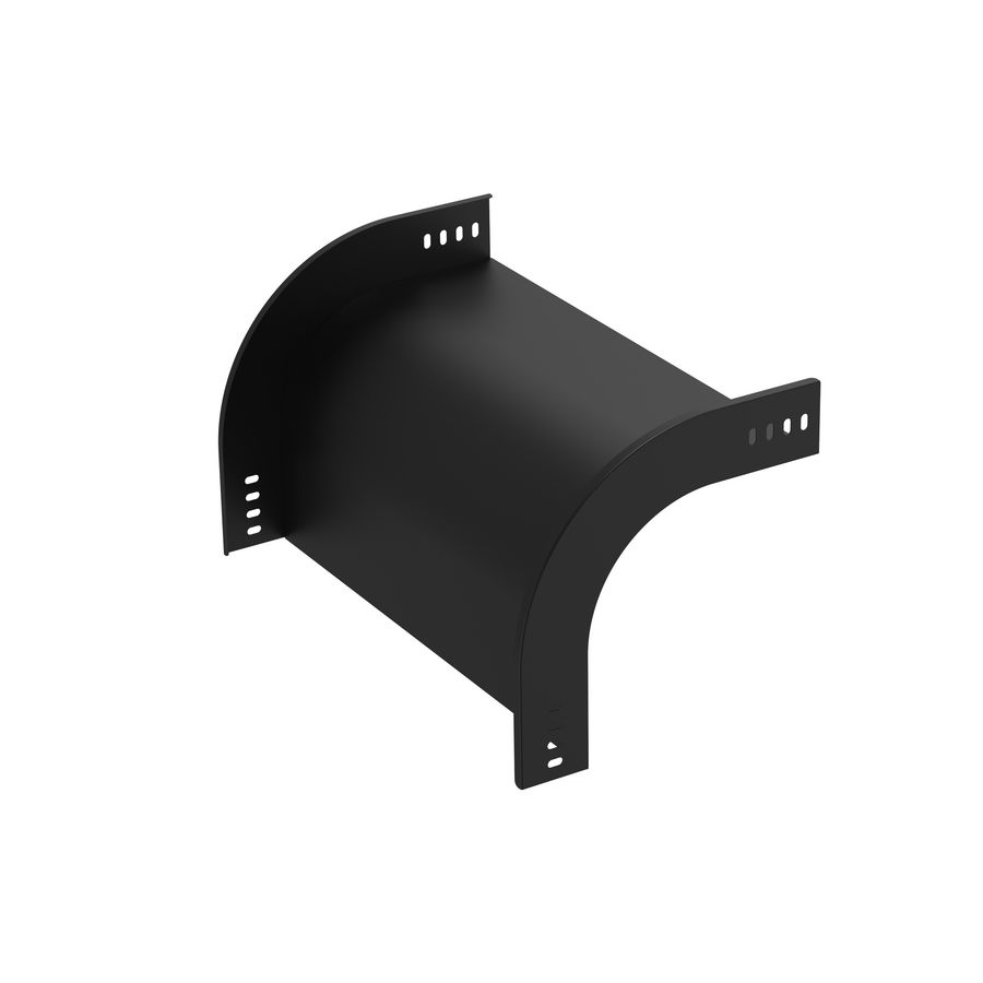 Vervalstuk vast 600mm zwart KG281