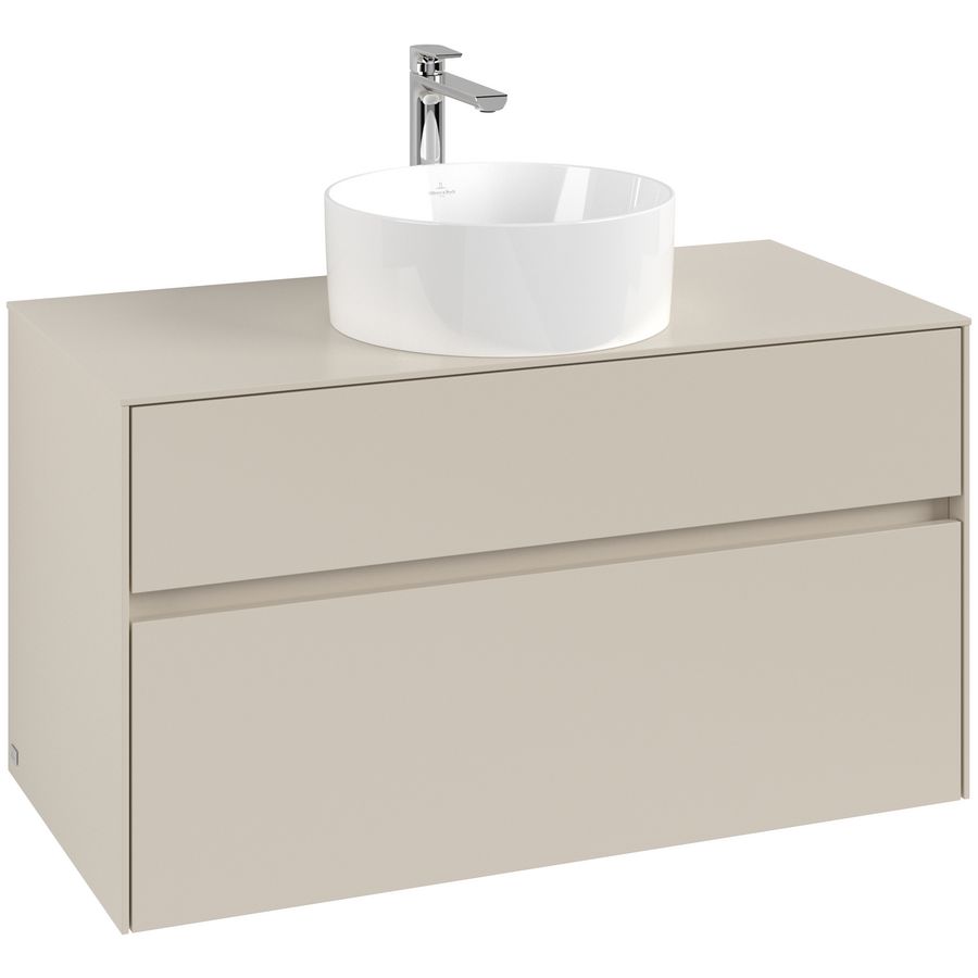 Wastafelonderkast Collaro 1000x548x500mm Cashmere Grey C03800VN