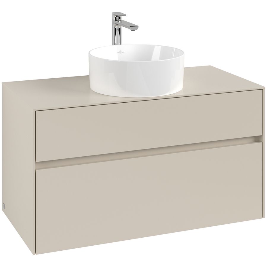 Wastafelonderkast Collaro 1000x548x500mm Cashmere Grey C038B0VN