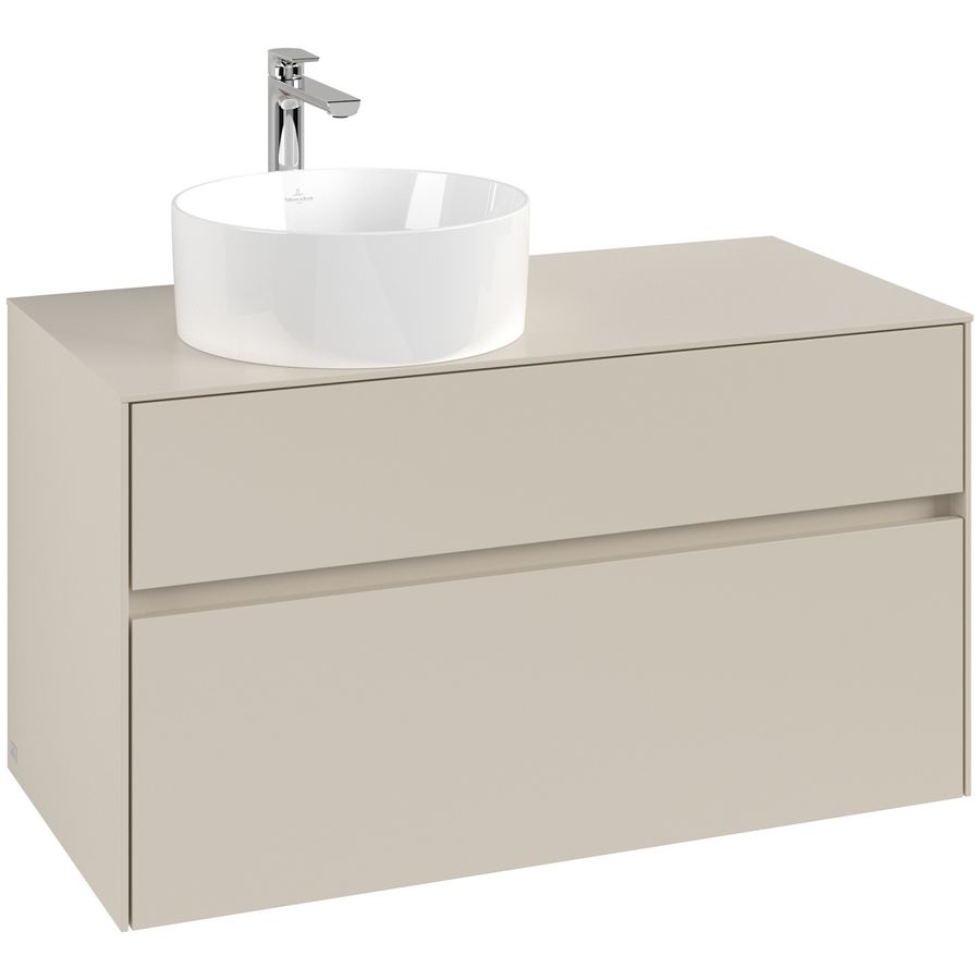 Wastafelonderkast Collaro 1000x548x500mm Cashmere Grey C03900VN