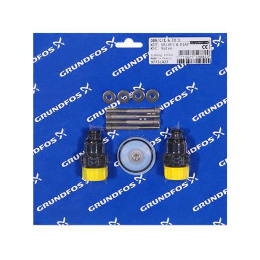 Reserve deel Kit, valve/diaph. SD-S-PP/E/C-1
