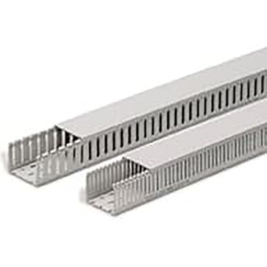 Bedradingskanaal halogeenvrij 80x100 8/12 RAL7035 1pc VVE=14