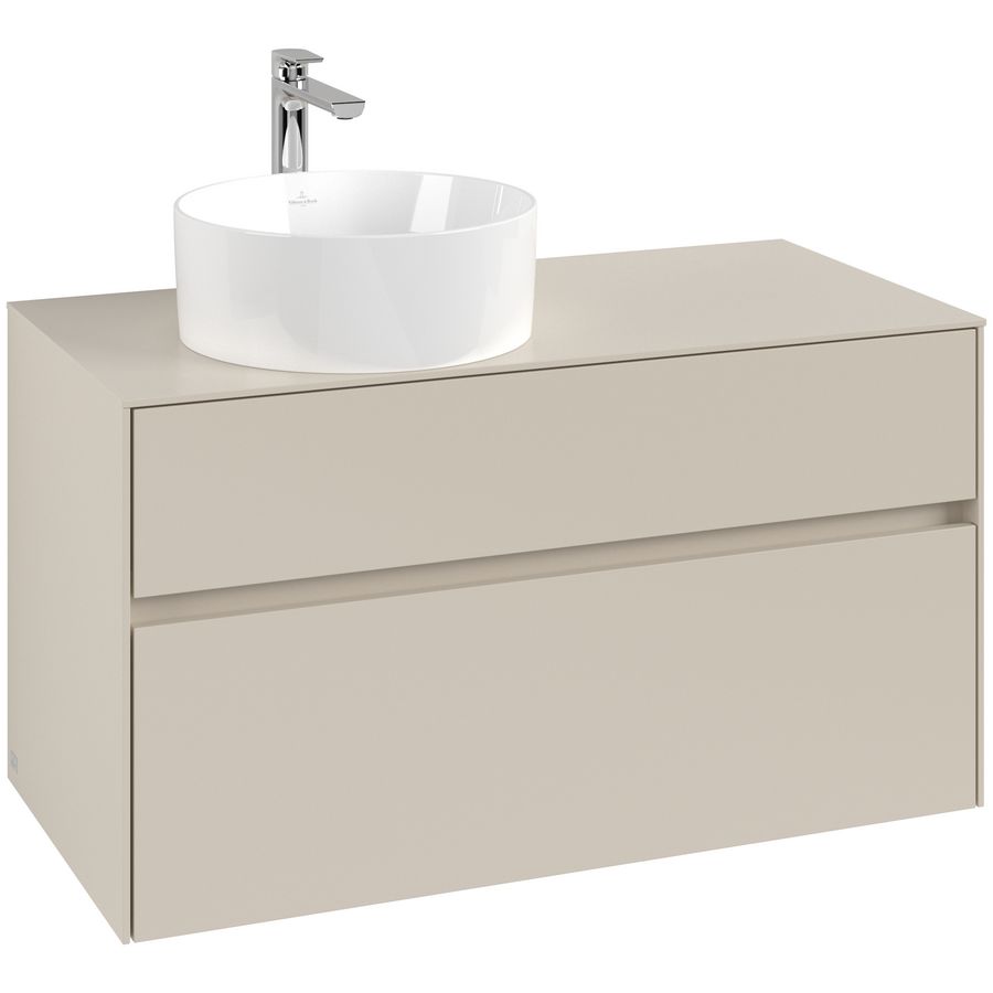 Wastafelonderkast Collaro 1000x548x500mm Cashmere Grey C039B0VN