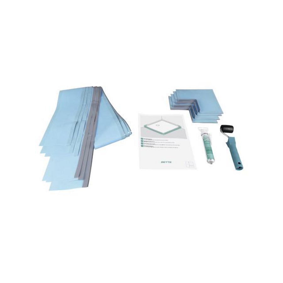 Afdichtingsset voor vloergelijke montage - opstaande randen