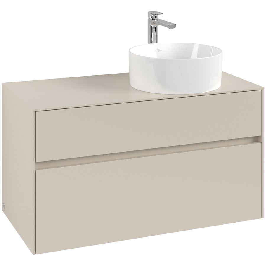 Wastafelonderkast Collaro 1000x548x500mm Cashmere Grey C040B0VN