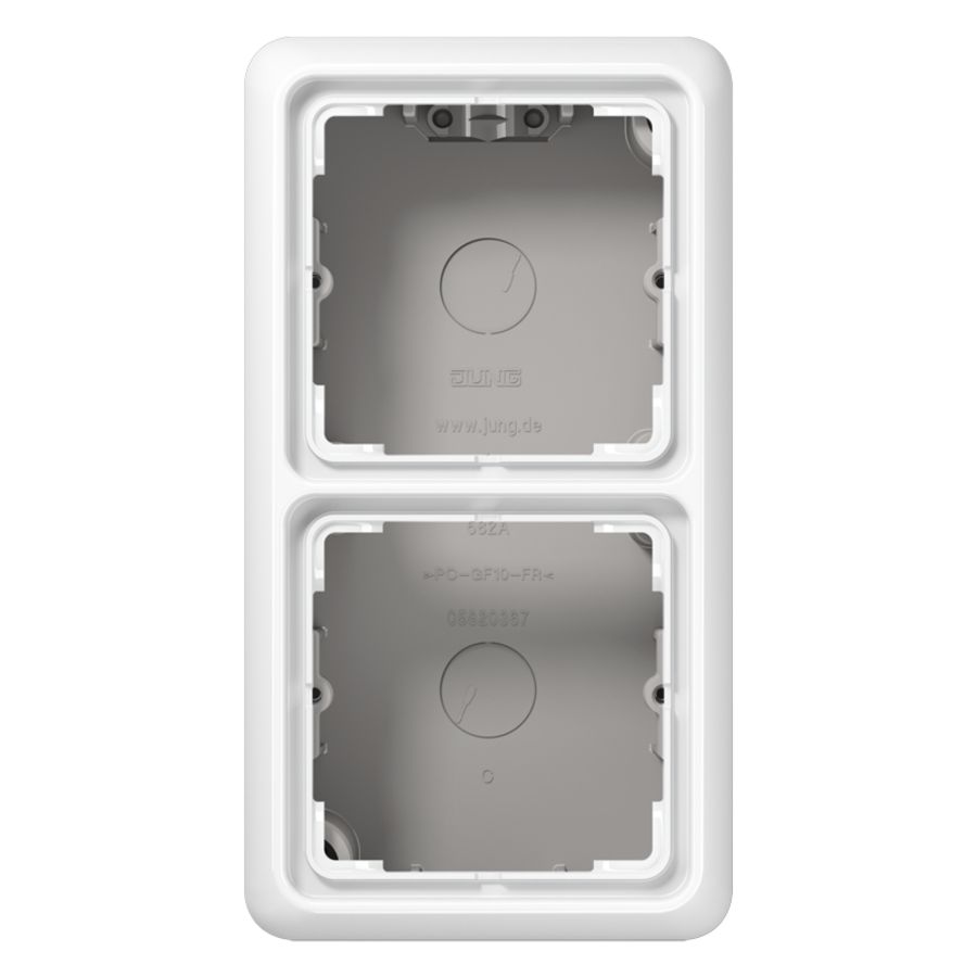 Opbouwkap CD500 alpin wit 2-voudig