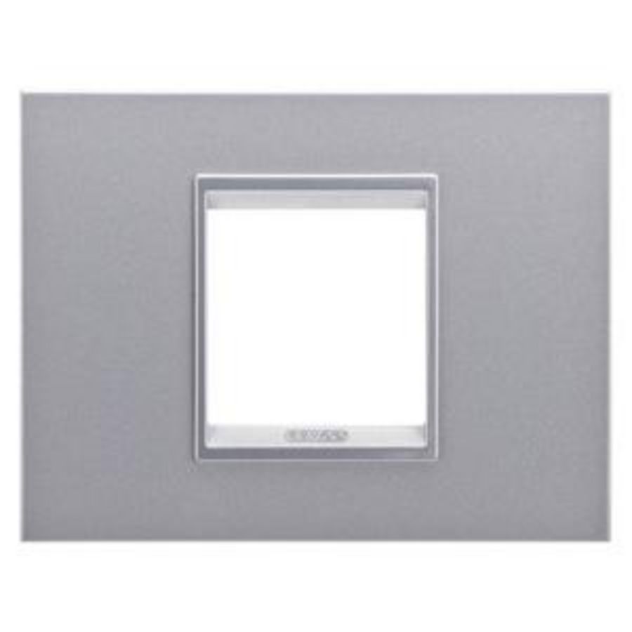 LUX PLATE-IN TECHNOPOLYMER-2 MODULES-MONOCHROME TITANI