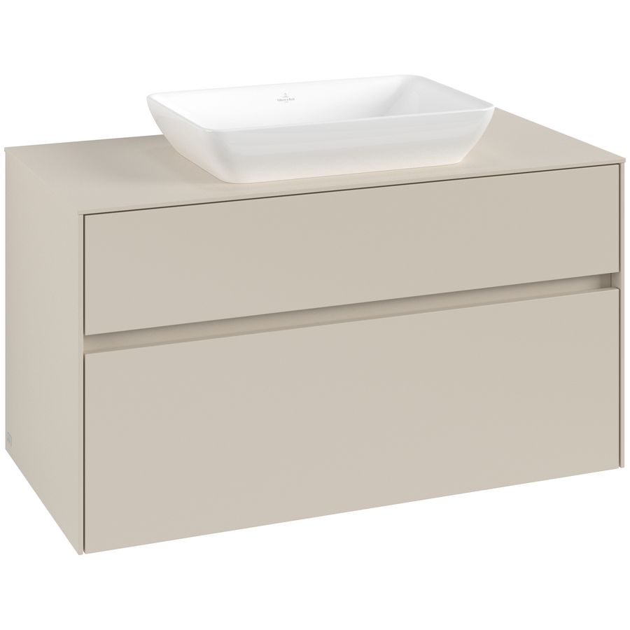 Wastafelonderkast Collaro 1000x548x500mm Cashmere Grey C109B0VN
