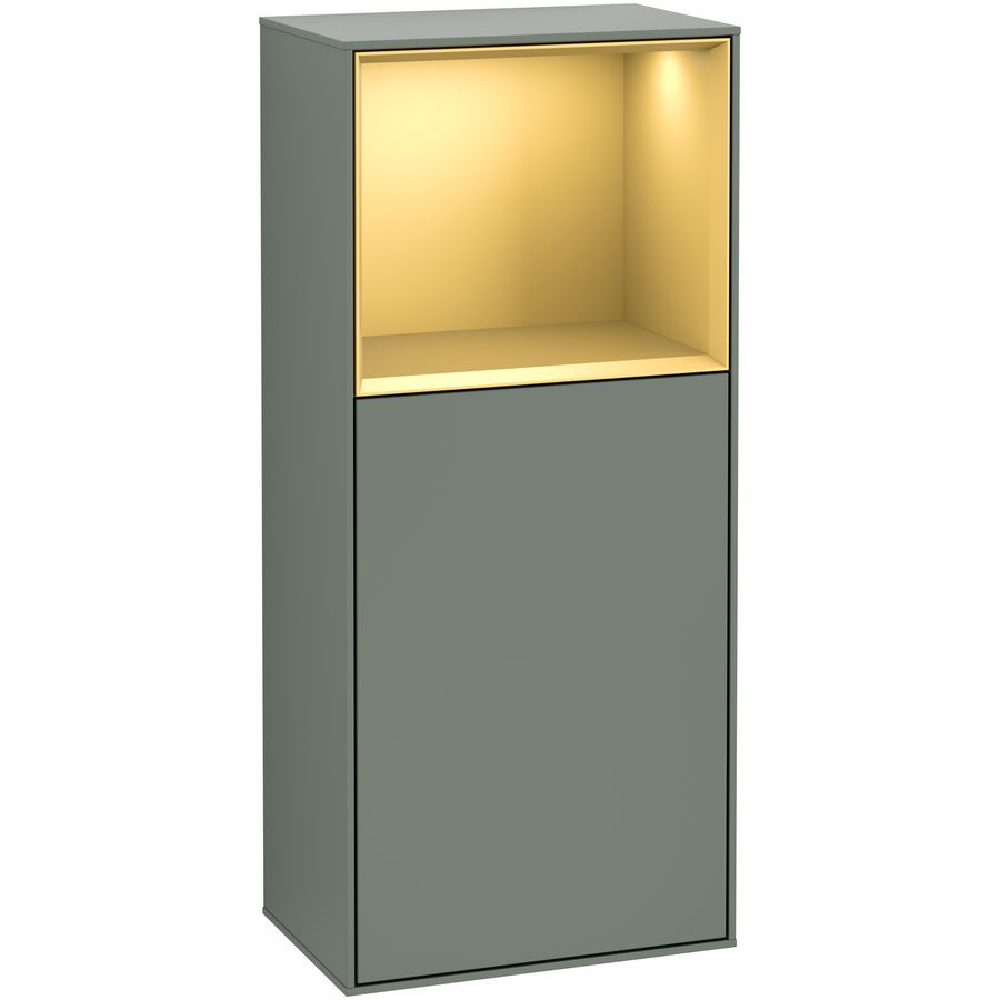 Zijkast Finion 418x936x270mm Olive Matt Lacquer G500HFGM