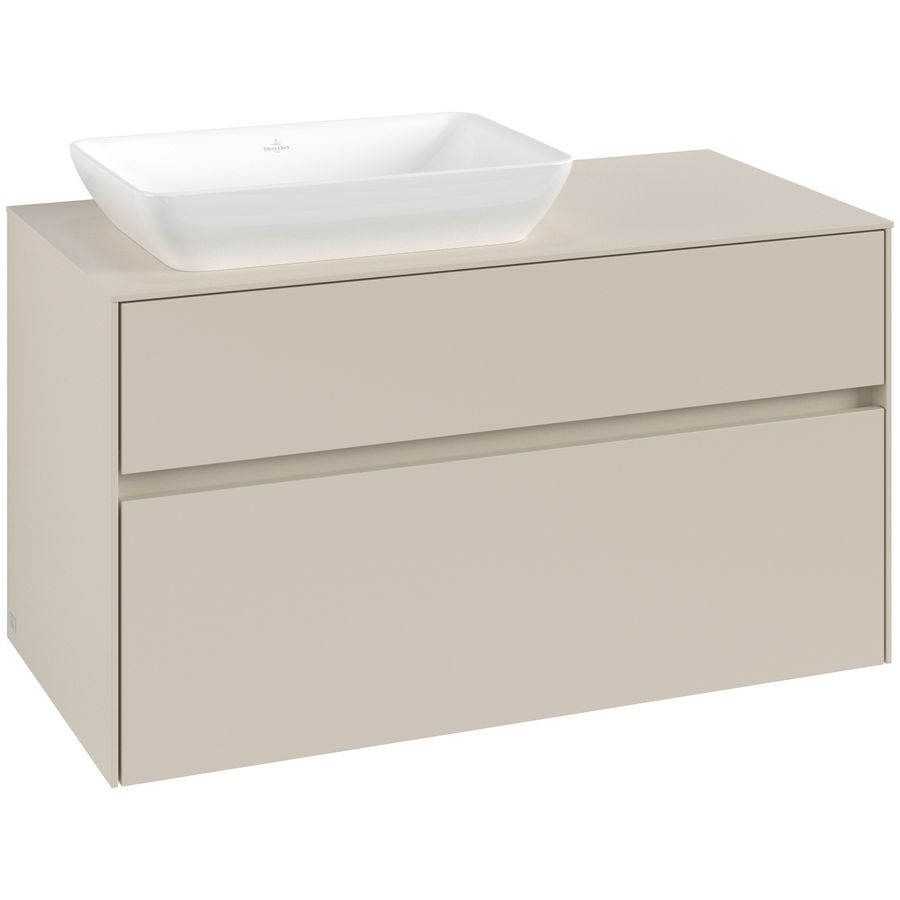 Wastafelonderkast Collaro 1000x548x500mm Cashmere Grey C110B0VN