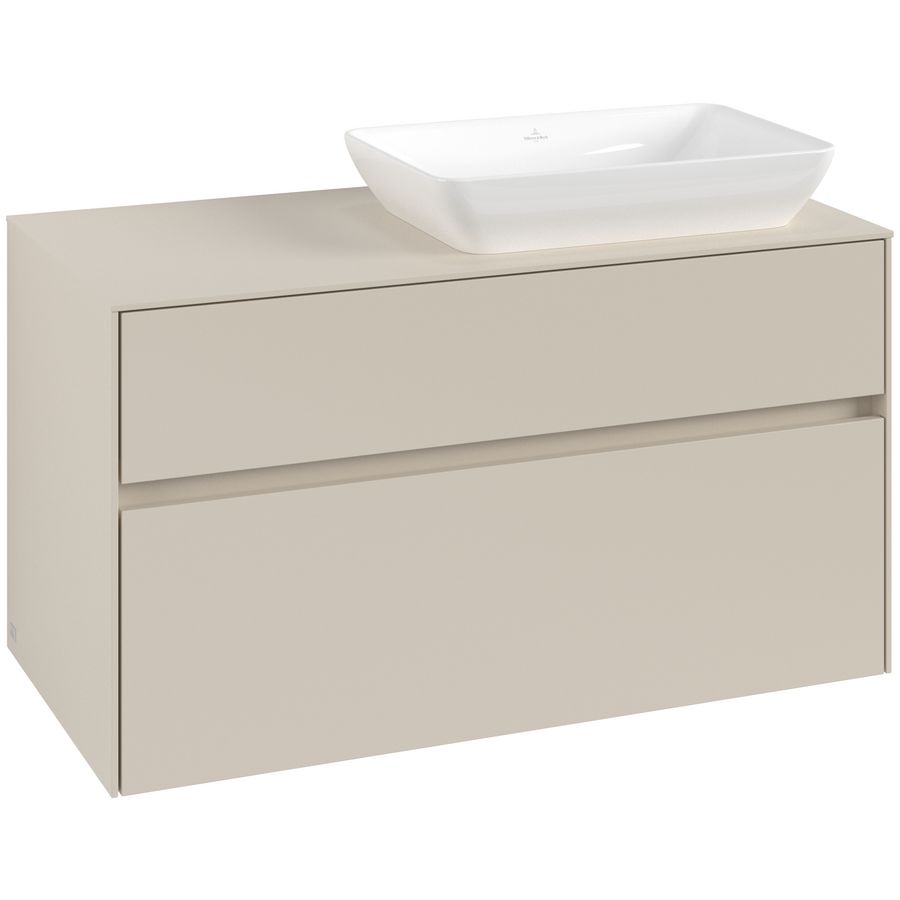 Wastafelonderkast Collaro 1000x548x500mm Cashmere Grey C11100VN