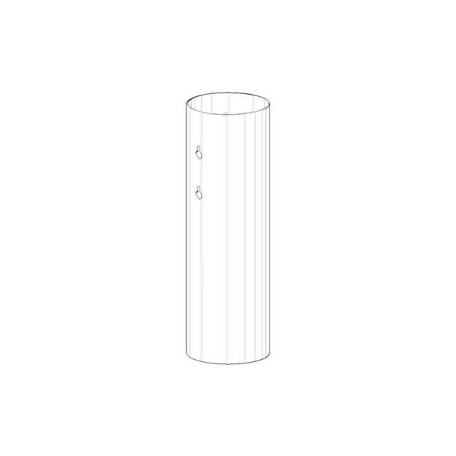 Behuizing toiletbor.gar.Wandmontage 100x310mm plat.geb