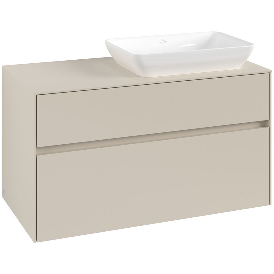 Wastafelonderkast Collaro 1000x548x500mm Cashmere Grey C111B0VN