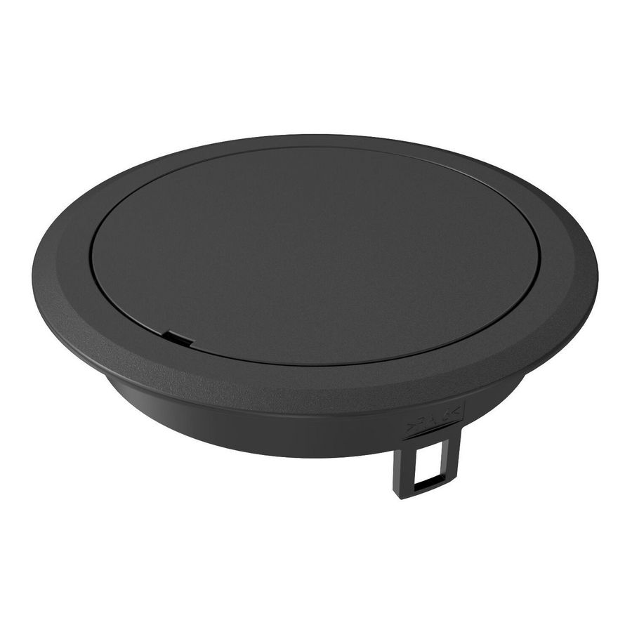 Blinddeksel kunststof 140x140x40 polyamid zwart 9011