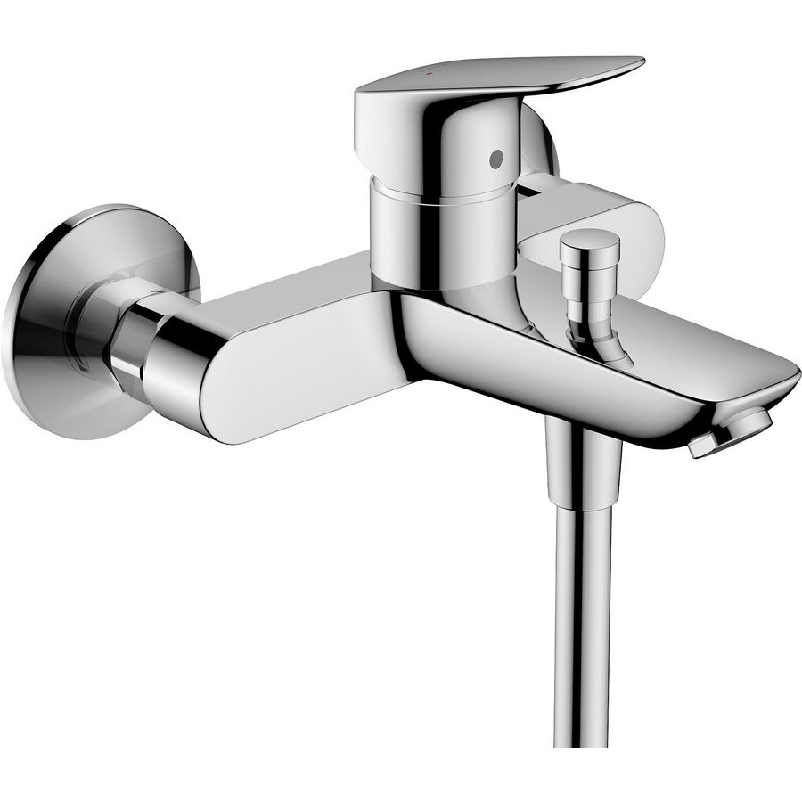 Logis 1-hendel badmengkraan chroom HoH 150mm incl. S-koppelingen