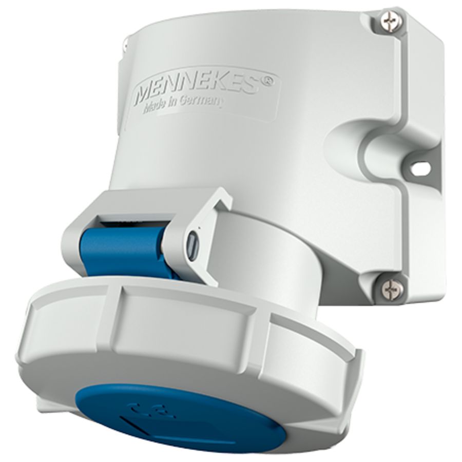 Wandcontactdoos 32A 3-polig  6H 230V IP67 TwinCONTACT