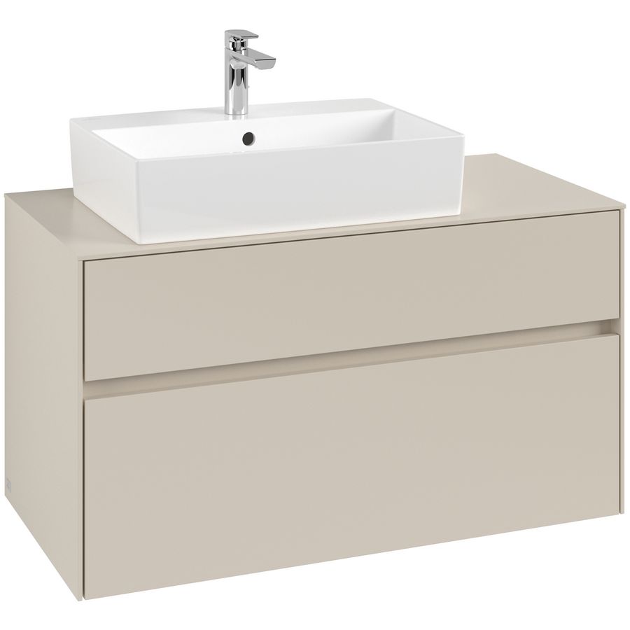 Wastafelonderkast Collaro 1000x548x500mm Cashmere Grey C12600VN