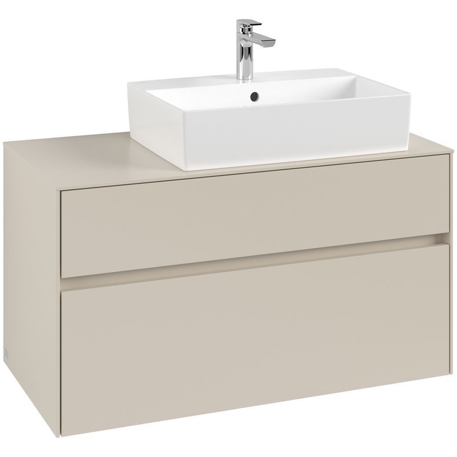 Wastafelonderkast Collaro 1000x548x500mm Cashmere Grey C12700VN