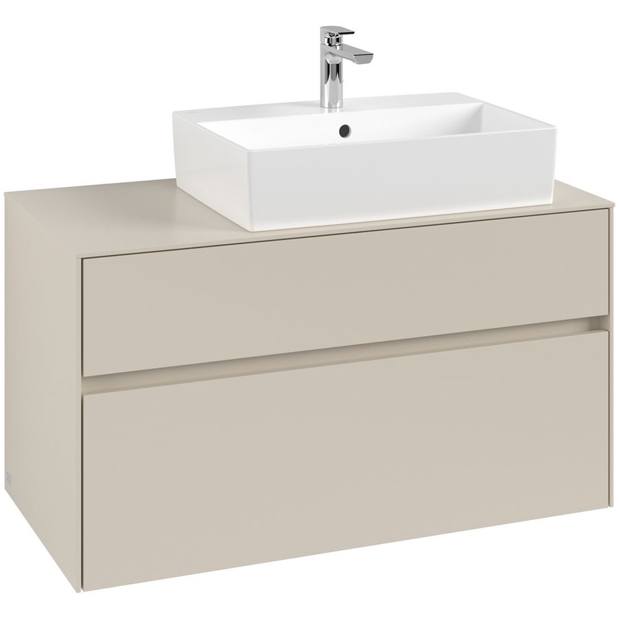 Wastafelonderkast Collaro 1000x548x500mm Cashmere Grey C127B0VN