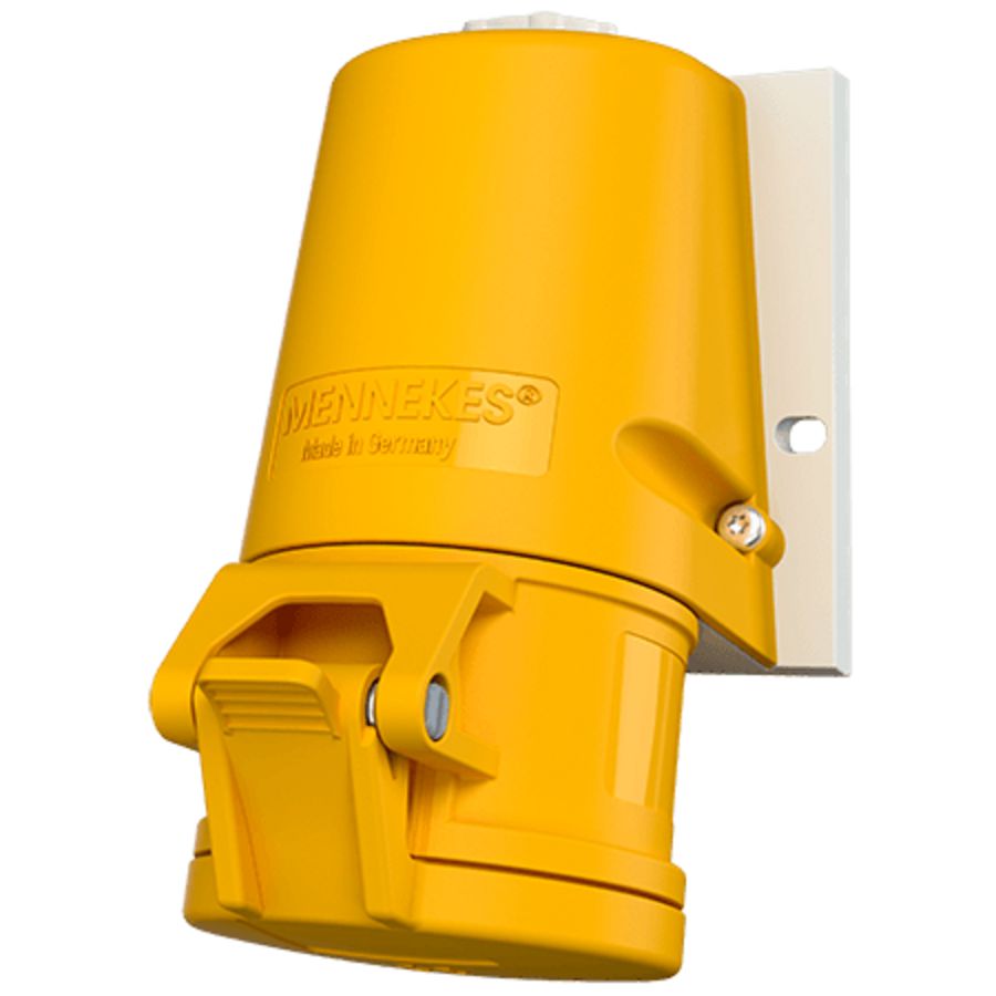 Wandcontactdoos 16A 3-polig  4H 110V IP44 TwinCONTACT