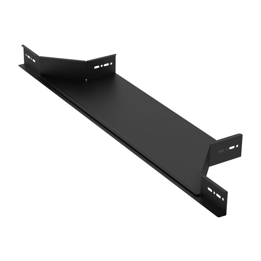 Aanzetstuk vast 600mm zwart KG281