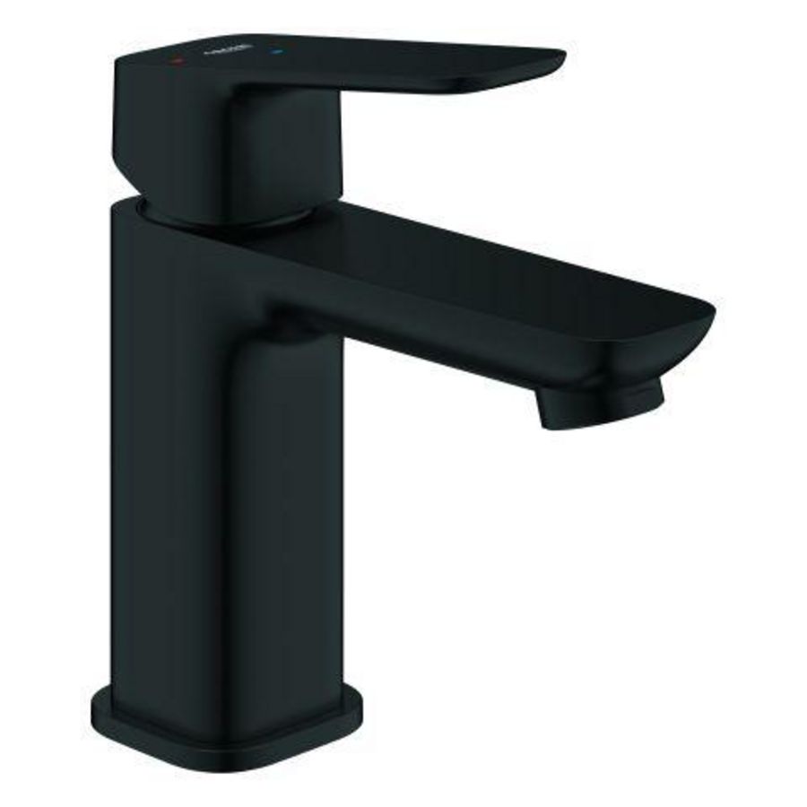 Wastafelmengkraan Es Push-Open, Matte Black Cubeo (Prof) 1017322430