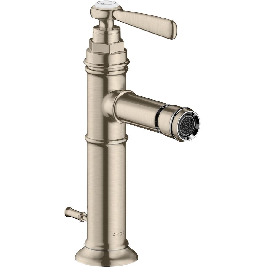 AXOR Montreux Bidetkraan 100 incl. trekwaste brushed nickel