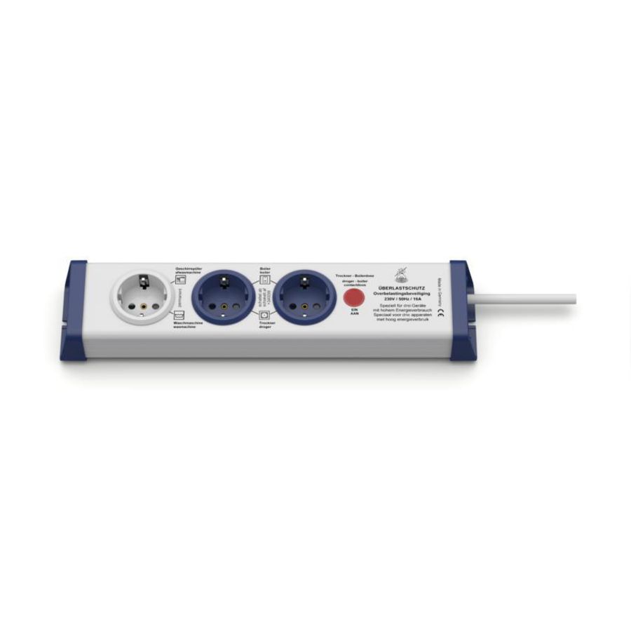 contactdoos overbeveiliging 230V-50Hz/16A 3-voudig