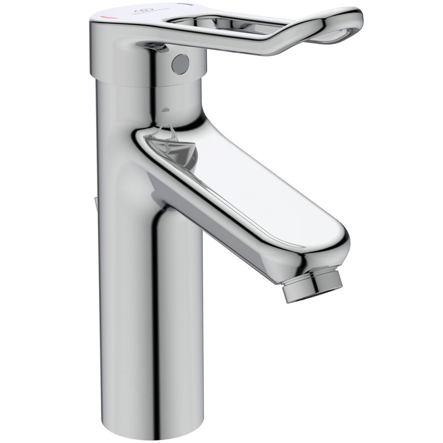 Ceraplus 2 wastafelmengkraan chroom incl. waste/verh.beugelgr.140mm