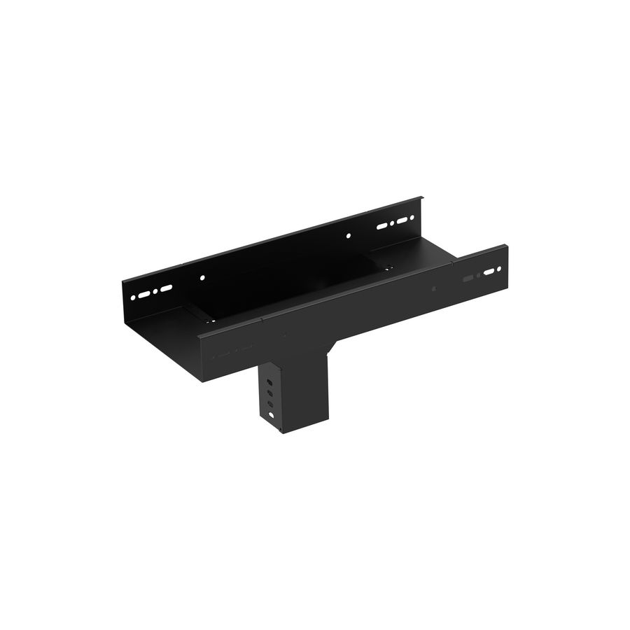 T-stuk kabelgoot wandstuk verticaal 200-70mm zwart KG281