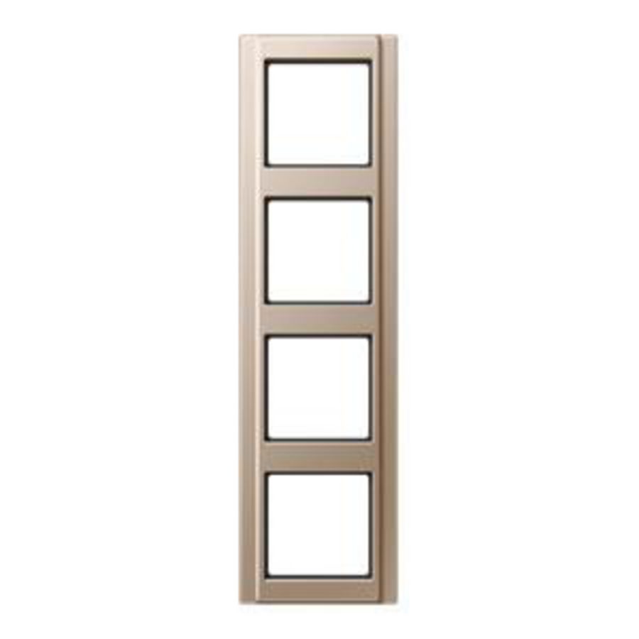 Afdekraam 4-voudig A500 champagne VVE=10