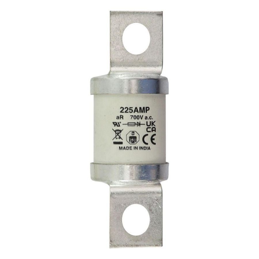 Zekering hoge snelheid 225A AC 690V DC 350V 200kA BS88 83x