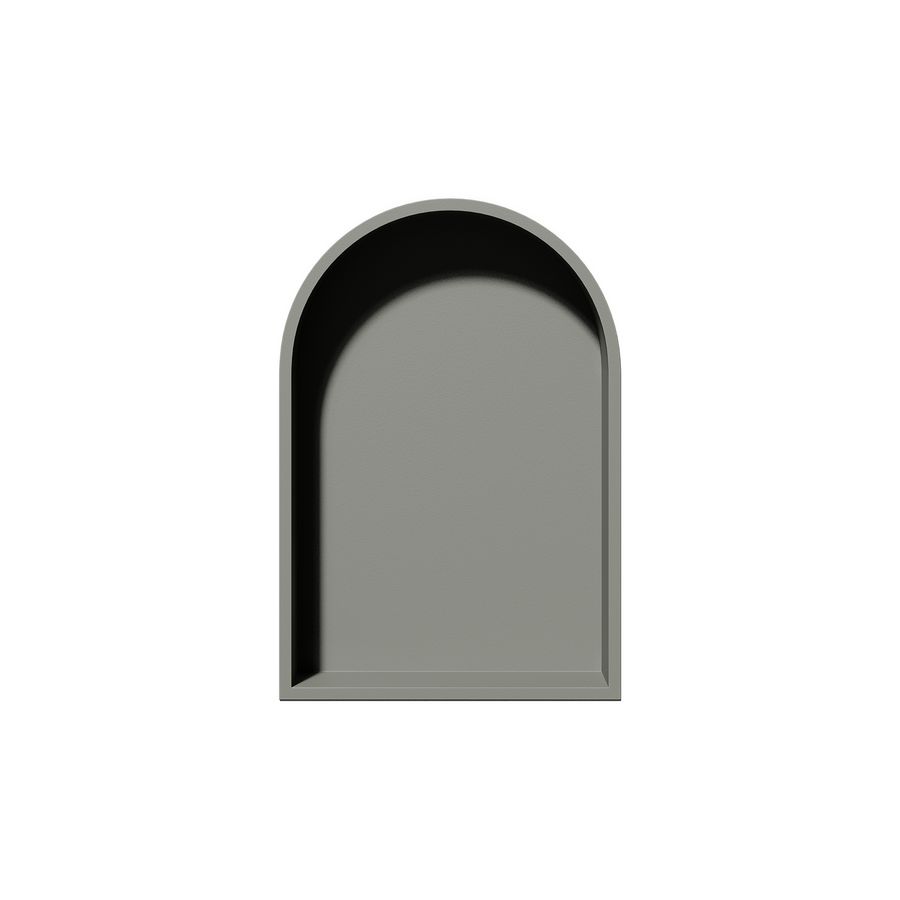 Inbouwnis BOX Arc 320x470x70mm kleur matt soft green