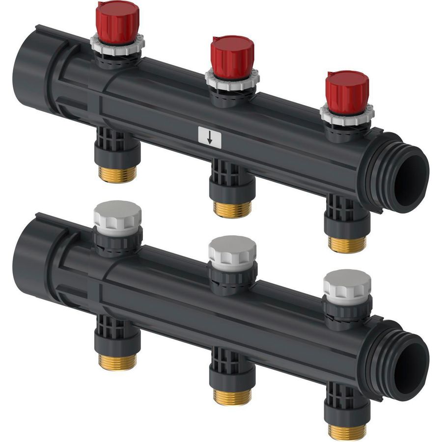 Magna Verdeelstuk met klep 3x3/4Euro