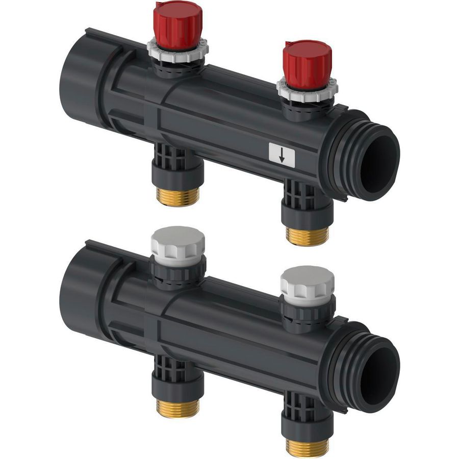 Magna Verdeelstuk met klep 2x3/4Euro