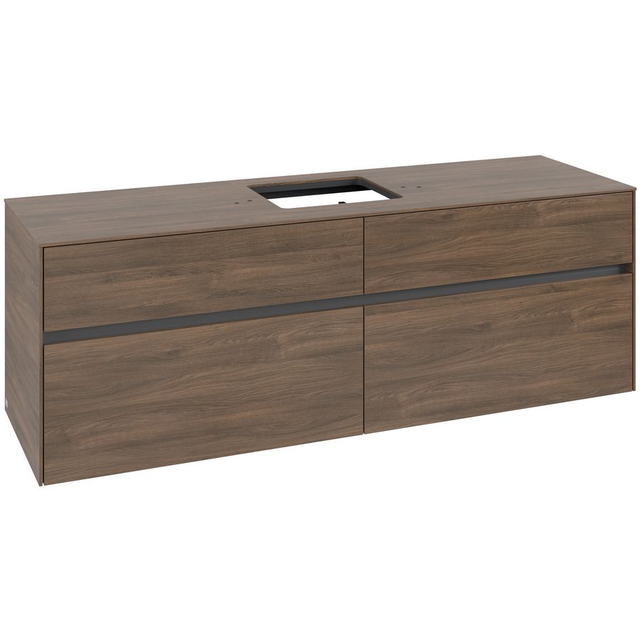 Wastafelonderkast Collaro 1600x548x500mm Ariz.Oak C13400VH