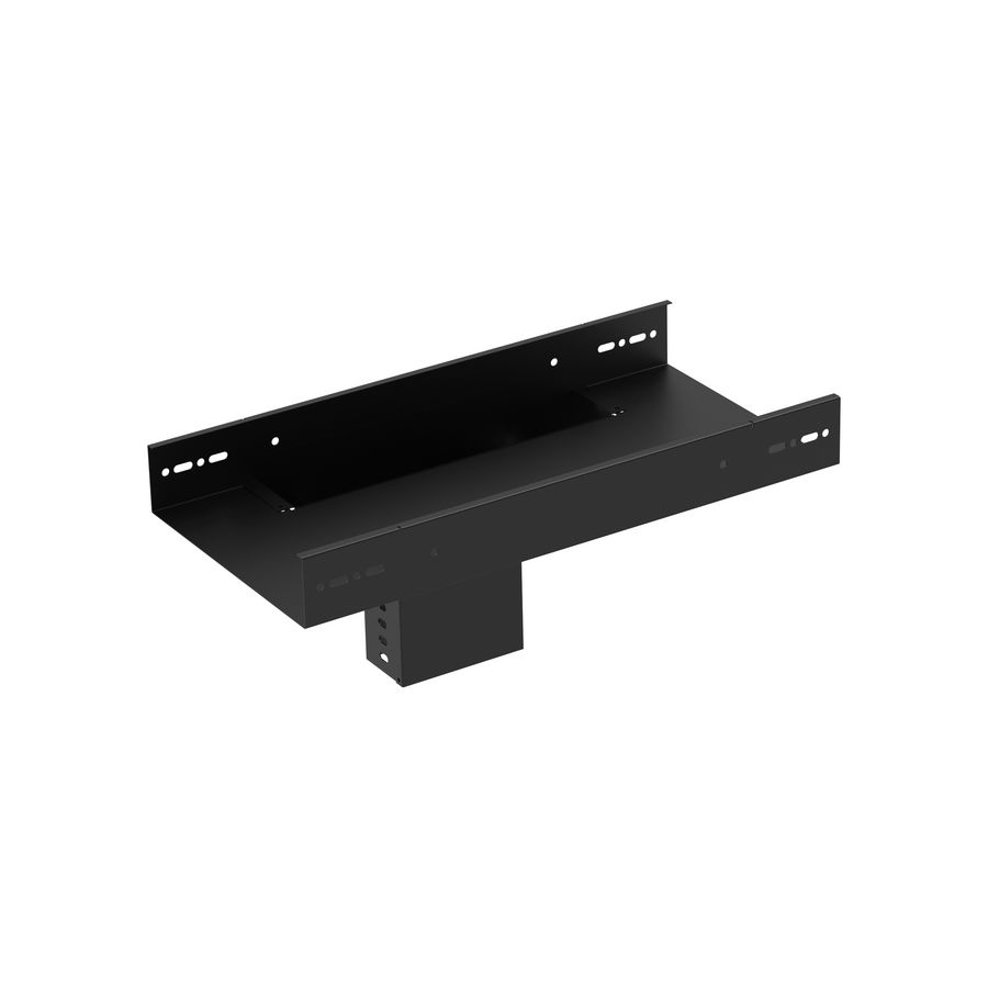 T-stuk kabelgoot wandstuk verticaal 250-120mm zwart KG281