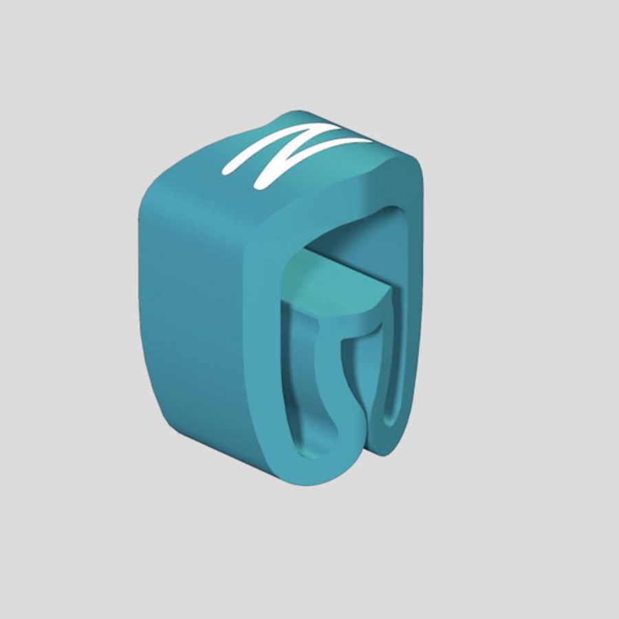 Kabelcoderingsyst. blauw O.D.2.5-5mm PVC so VVE=500