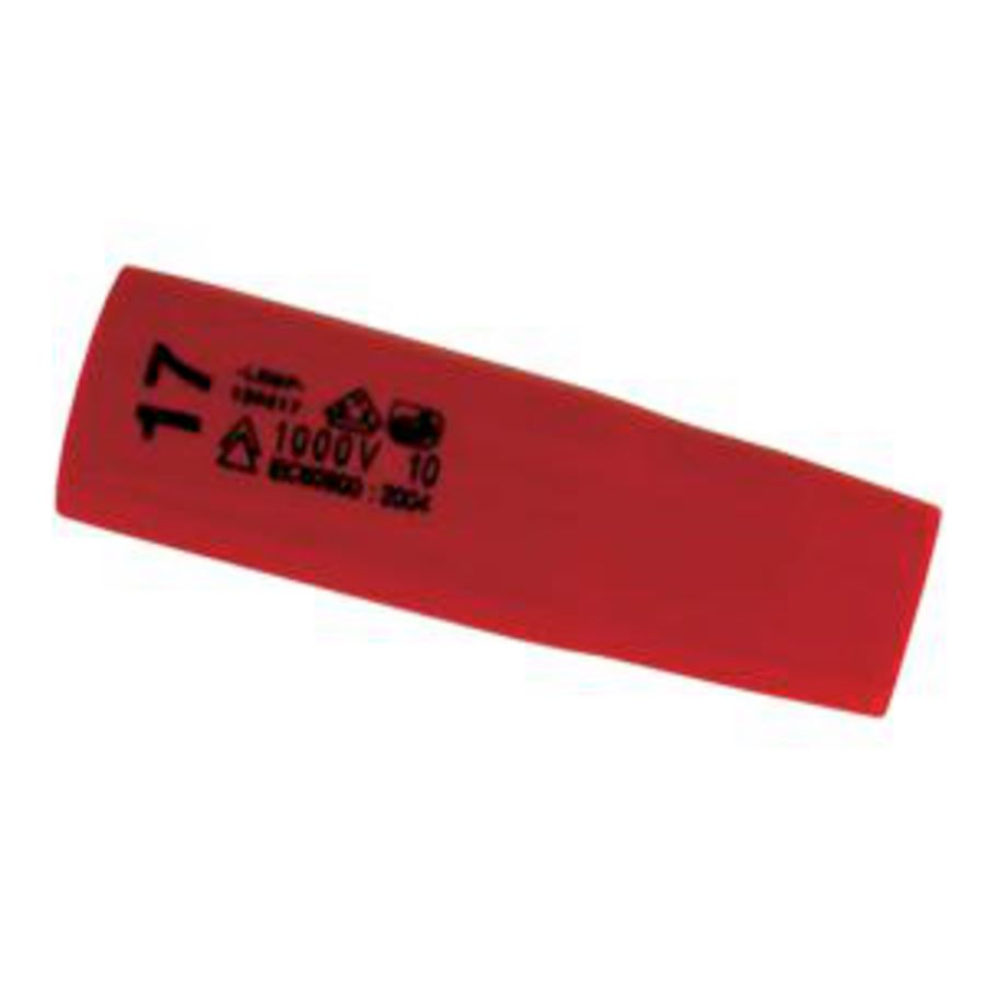 Geisoleerde buitenzeskantdop 3/8" extra lang SW12