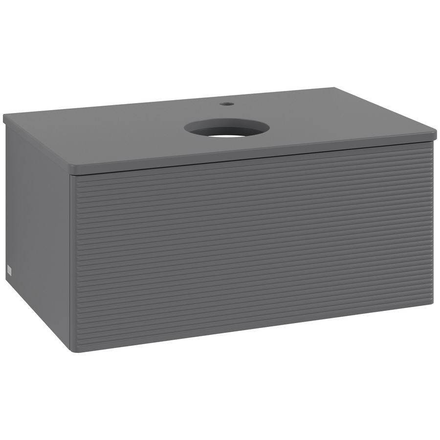 Wastafelonderkast Antao 800x360x500mm Antr. Matt Lacquer L30150GK