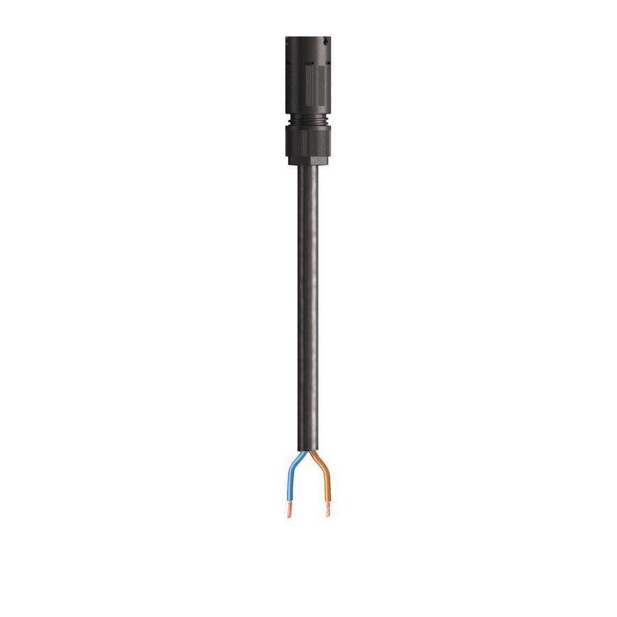 Aansluitsnoer RST08I3 male 2-polig H05RNF 50cm zwart VVE=250