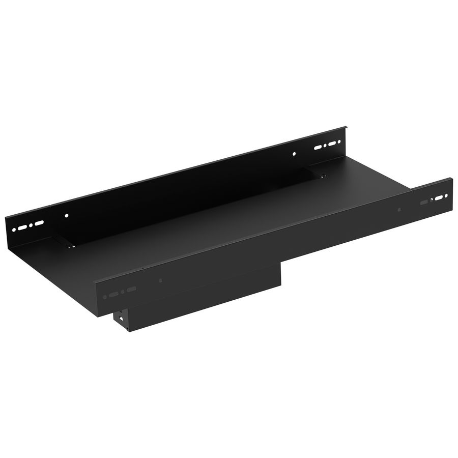 T-stuk kabelgoot wandstuk verticaal 330-330mm zwart KG281